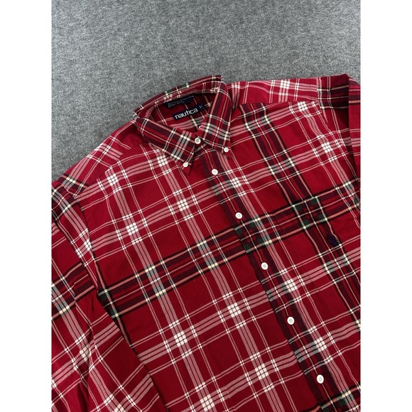 Nautica Other - NWT Vintage Y2K Nautica Shirt Mens L Plaid Cottagecore 90s Preppy Long Sleeve